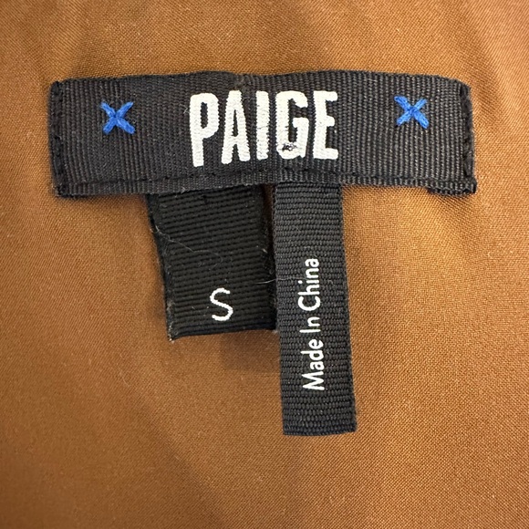 PAIGE Mayslie Faux Leather Dress Size S - Picture 6 of 8